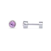 Purple Stones - White Gold