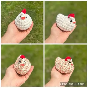 Hand Crocheted Chicken