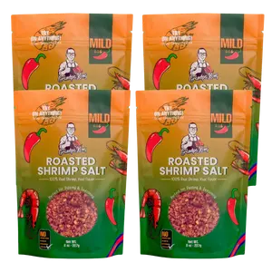 PREMIUM Roasted Shrimp Salt - 4 PACK MILD Flavor Natural Spice PREMIUM Roasted Shrimp Salt - 4 PACK MILD Flavor Natural Spice