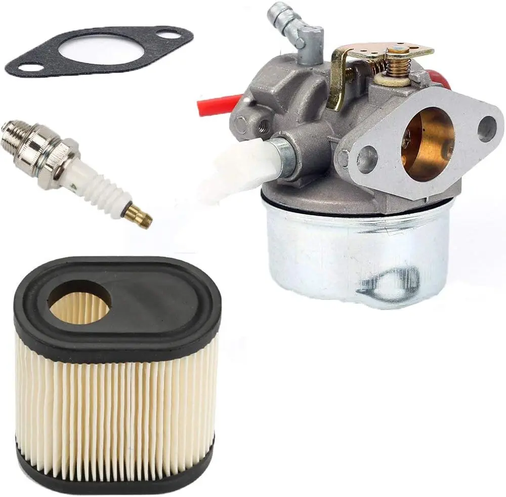 640350 Carburetor with Air Filter Spark Plug & Gasket for 20016 20017 20018 6 6.25 6.5 6.75  EnginesTECUMSEH LEV100 LEV105 LEV120 LV195EA LV195XA 640303 640271 Carb Toro Recycler Lawnmower