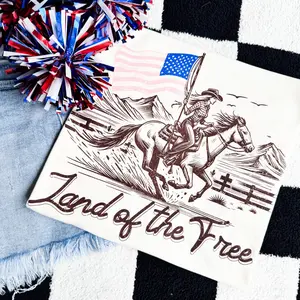 Land Of The Free Horse Graphic Tee
