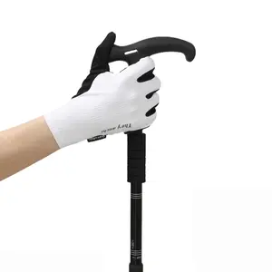 Minimalist Vertical Stripe Sunscreen Gloves, Upf50+, Touch Screen, Anti-Slip, Lightweight, Breathable, Quick-Dry, Outdoor Gear