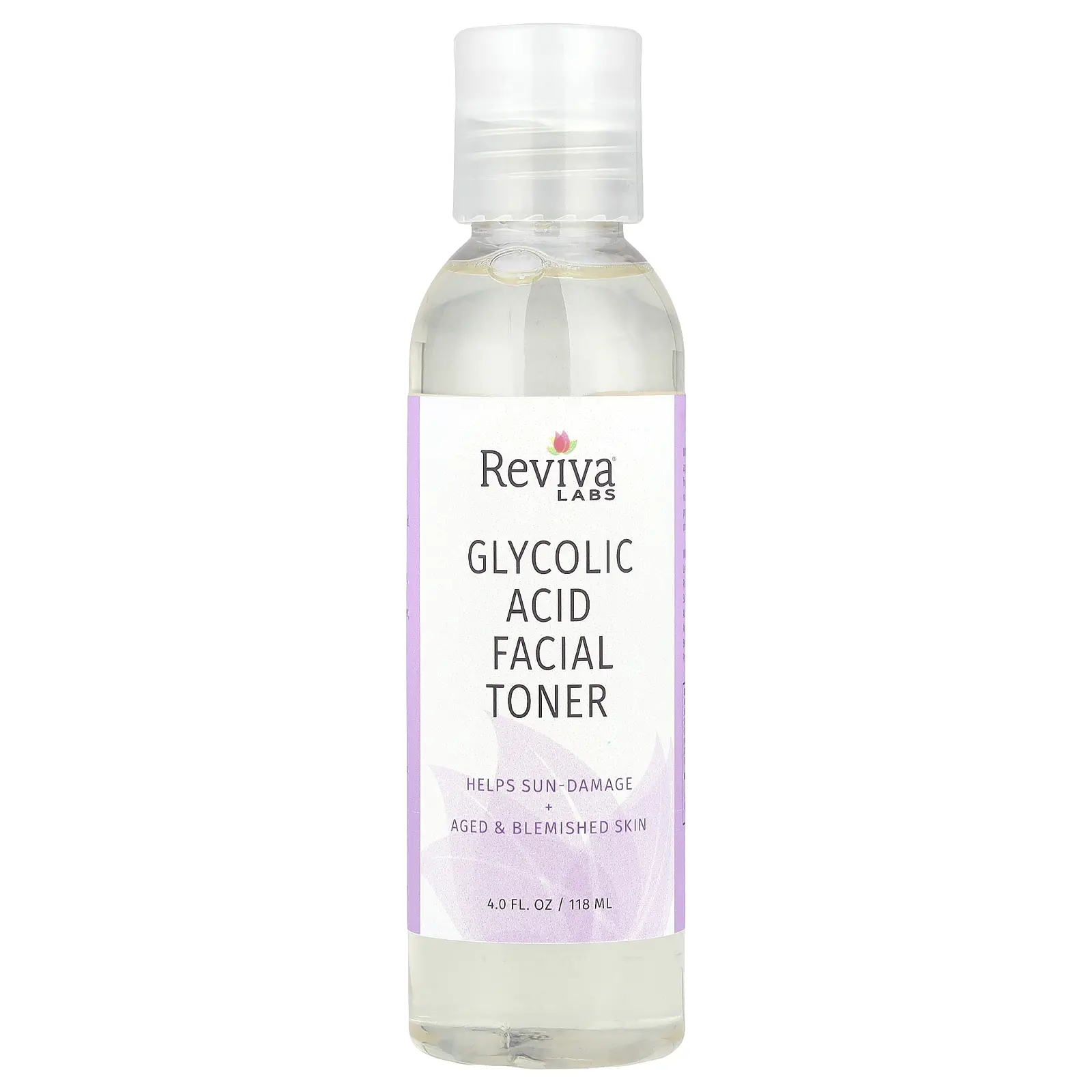 Reviva Labs Glycolic Acid Facial Toner, 4 fl oz (118 ml)