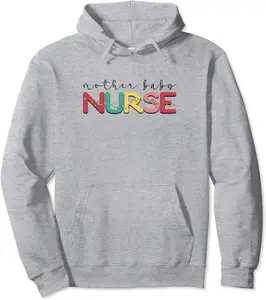 Mother Baby Nurse Christmas Sweat Postpartum Nurse Maternity Pullover Hoodie - Angelacarcam Shop 69B0CQ2YW5KJ