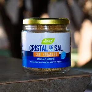 Gourmet Habanero Crystal Salt – 100% Natural Flavor Boost ️
