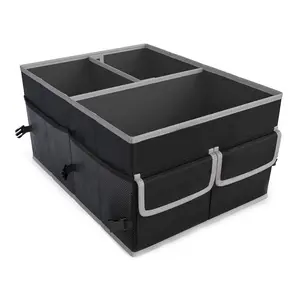Car Trunk Organizer Finishing Bag, Multifunctional Portable Folding Tool Storage Bag for Car Interior Debris Stowing & Space Saving