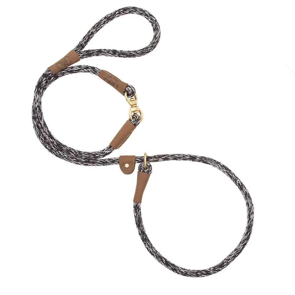 Mendota Swivel-Slip Dog Leash - 1/2" x 6ft, 3/8 inch Option, Anti-Coiling Mechanism, Compatible with Leads & Harnesses, for Controlled Walks & Firm Grip