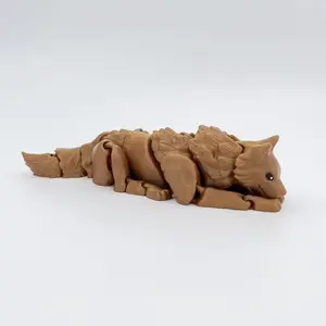 3D Printed Werewolf Statue Decor, Fun Desktop Ornament, Home Decoration, Unique Wolf Sculpture, Perfect for Shelves & Desks