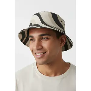 Copacabana Print Bucket Hat - Sand