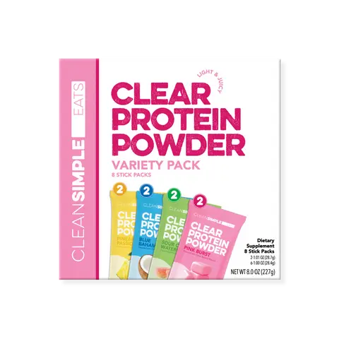 Clear Protein Powder: Variety Pack