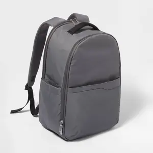 Open Story Backpack Travel 15"-Laptop Adaptive Flap Flat Gray 17.5"