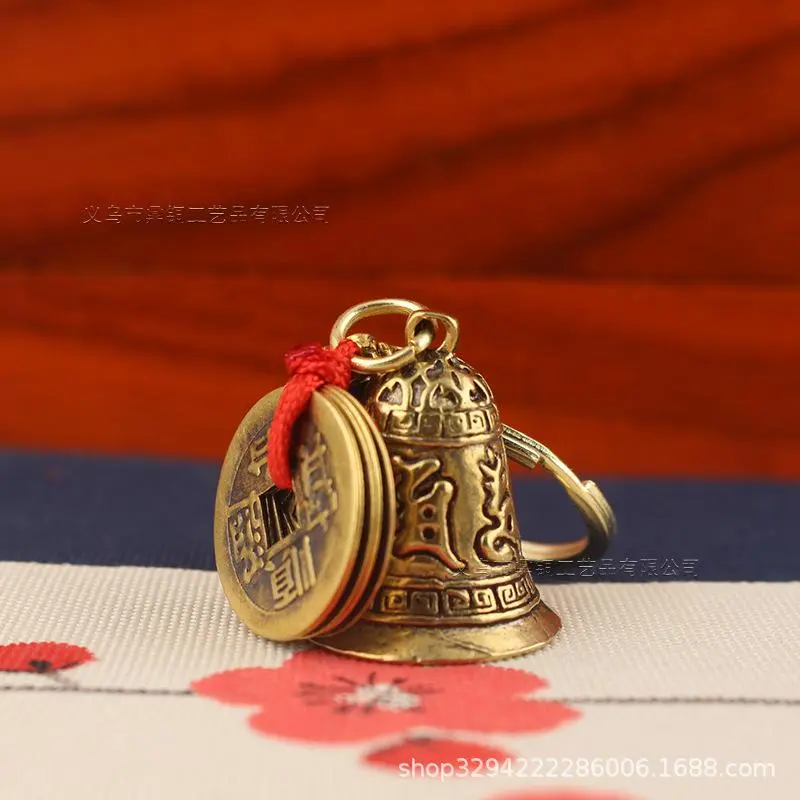 Six-character bell--Red rope five emperors' money