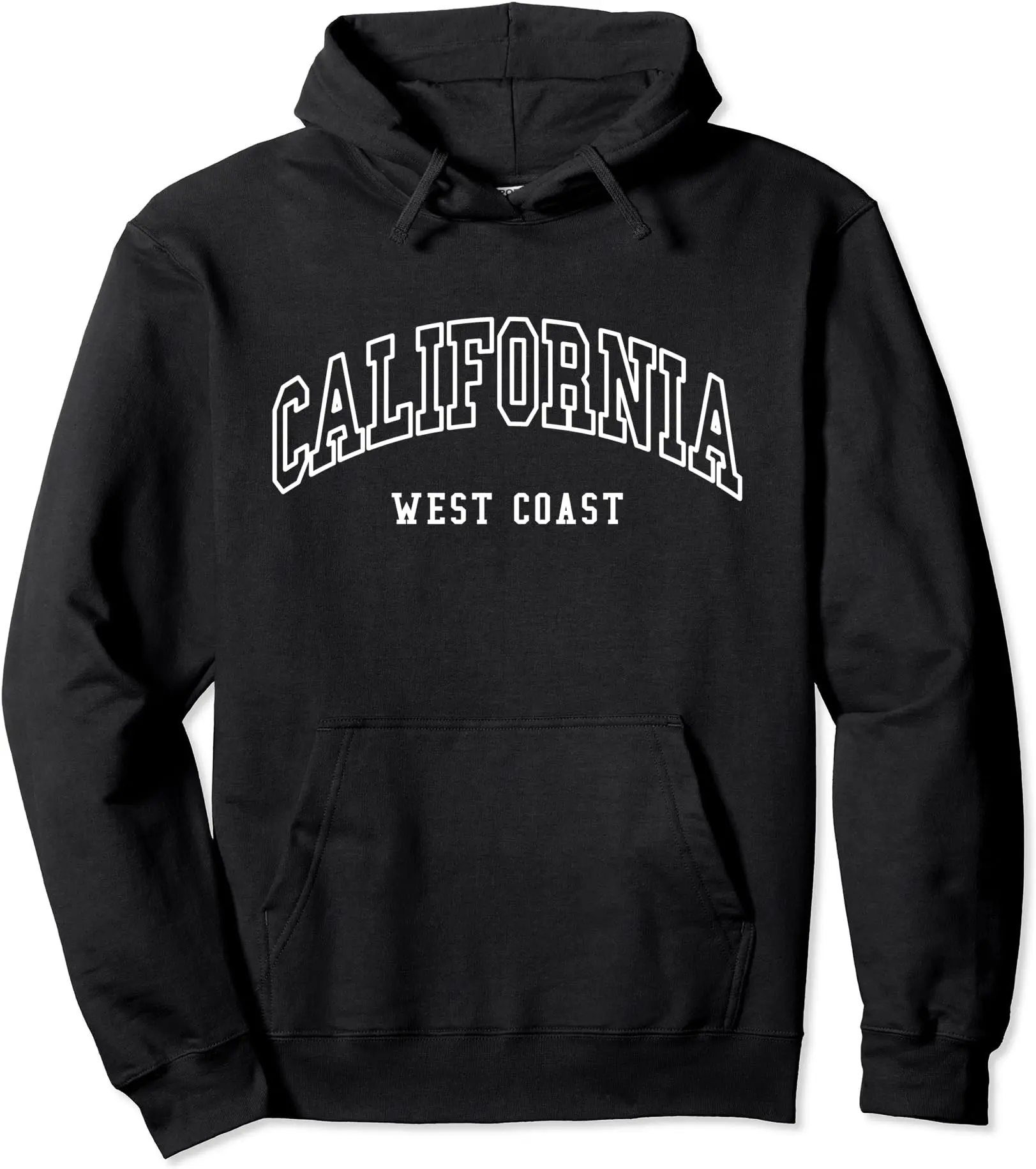 California - West Coast - Throwback Design - Classic Pullover Hoodie
