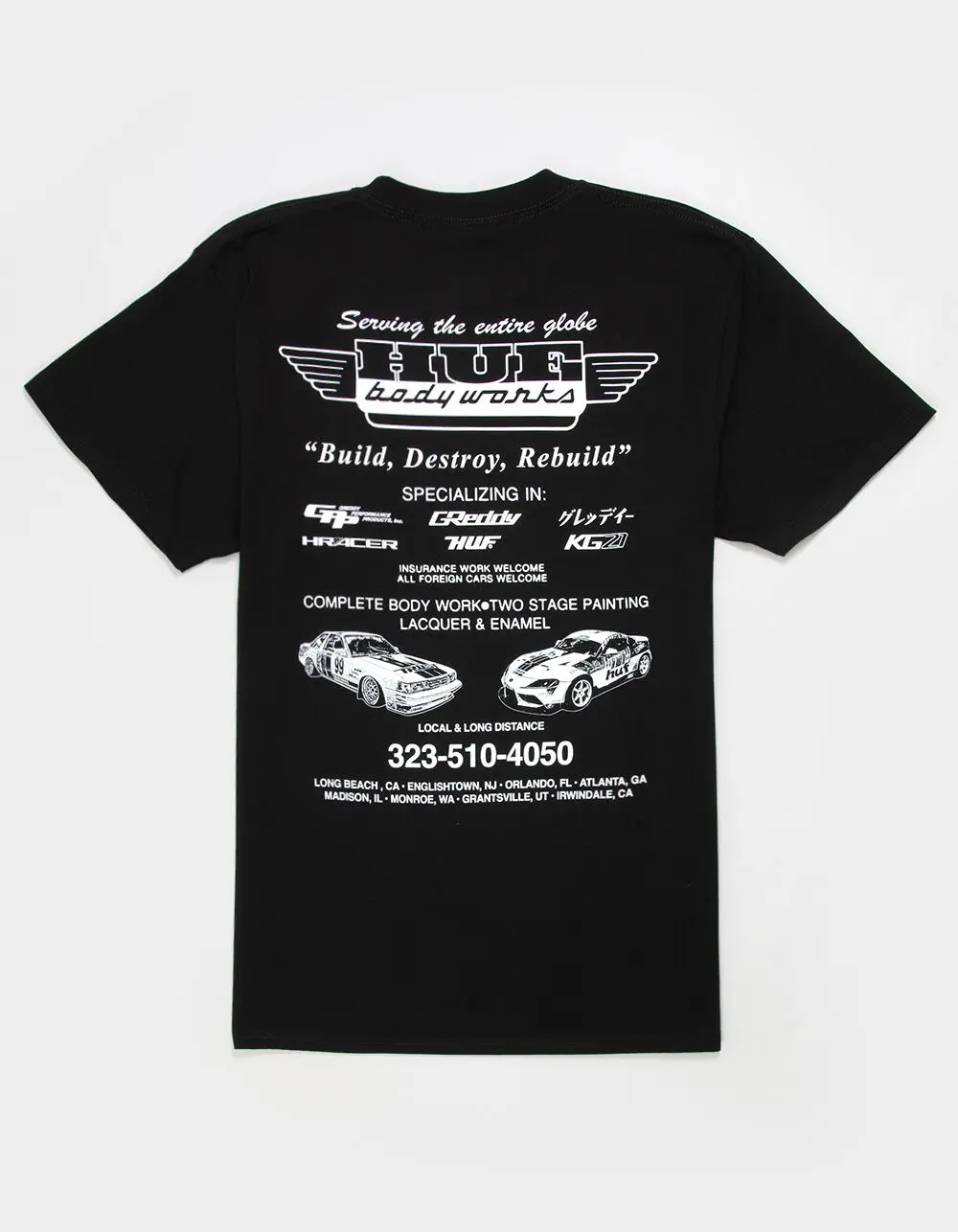 HUF x GReddy Body Work Mens Tee