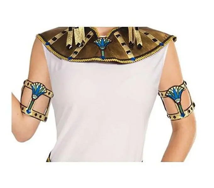 Blue/Gold - Egyptian Arm Bands - Cleopatra - Costume Accessories - One Size