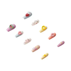 3H Luxury Handmade Press-on Nails - Kawaii Crush