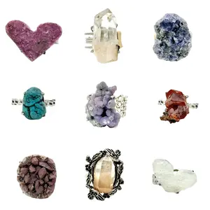 Tray 20-【No.326-334】Unique Handmade Crystal Ring