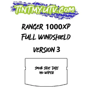 2018 - Current Ranger 1000 XP Windshield Fixed - Version 3