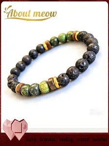 Men's Yoga Mala Bracelet, Protection Jewelry, Ideal Men's Gift, Stylish Wrist Mala Design, Perfect Yoga Accessory