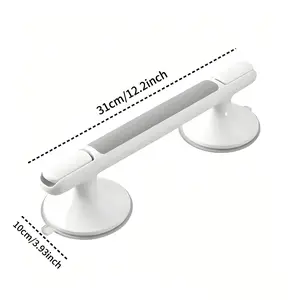 Suction Cup Grab Bar for Bathroom Shower Non Slip Handle Support Rail for Seniors Kids No Drill