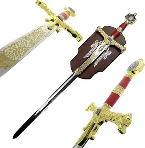 47” King Solomon Inspired Sword Replica | Wall Display Decor with Plaque | Cosplay & Collector Piece