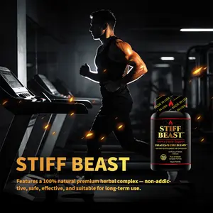 STIFF BEAST Nutritional Energy Supplement with 13Premium Herbal Extracts