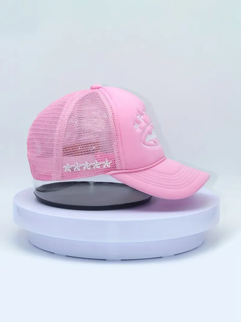 Loewe Pink Embroidered Baseball Cap Loewe X On Logo Baseball Cap - Pink | Editorialist main image 2