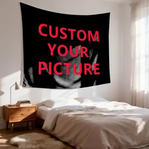 Personalized Custom Tapestry, Upload Your Image, Perfect for Decorating Living Rooms Or Dorms - Available in Various Sizes, Made of Polyester with a Soft Peach Skin Touch, an Ideal Gift, Dorm Decor Accessory | Modern Tapestry | Indoor Textiles