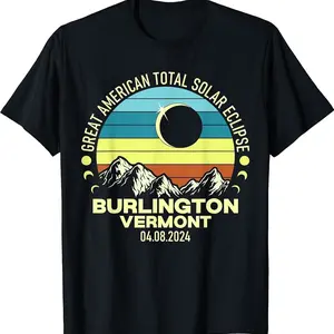 Burlington Vermont Total Solar Eclipse 2024 T-shirt