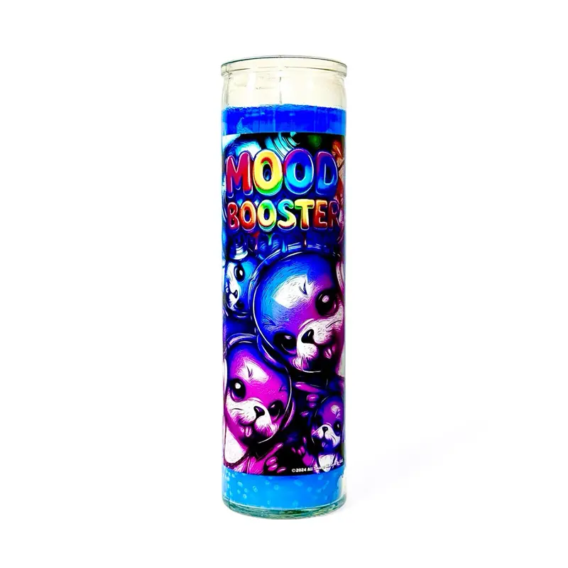 Mood Booster Candle - May raise the vibrational energy of your space; spiritually uplift your state of mind and perspective