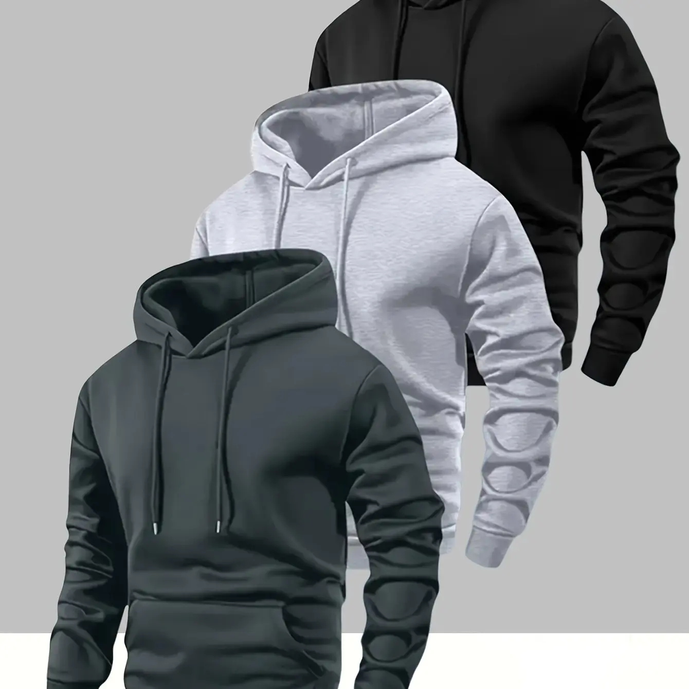 Dark gray+gray+black