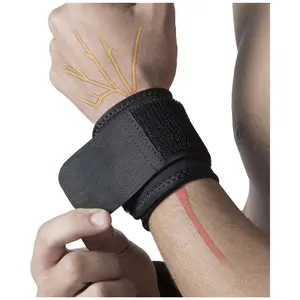 2 PACK Wrist Compression Strap and Wrist Brace Sport Wrist Support for Fitness, Weightlifting, Tendonitis, Carpal Tunnel Arthritis, Pain Relief-Wear Anywhere-Unisex,Adjustable Healthcare Tool