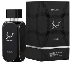 Lattafa Perfumes Hayaati Eau de Parfum Spray for Men, 3.4 Ounce Apple Fragrance