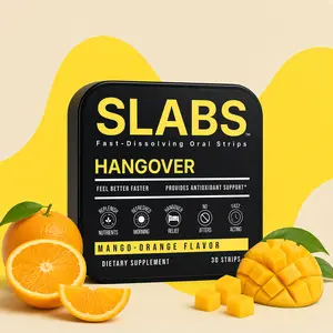 SLABS Hangover Oral Strips – Fast Dissolving Recovery Support
