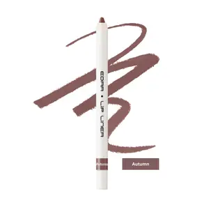 EDRA Lip Liners Creamy Pigmented Water Resistant Gel Pencil Eyeliner for Makeup Lovers, Available in Many Colors, Hydrating Cosmetics Eyeliner
