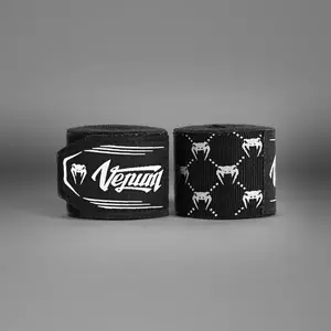 Venum Monogram Boxing hand wraps - Black/White