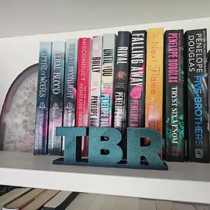 TBR Sign, To Be Read Sign, Book Decor, Shelf Decor, Bookish, Book Trope Sign, Book Genre Sign,