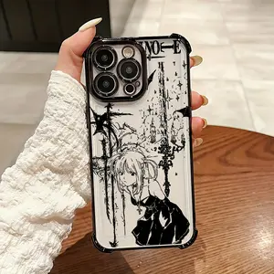 Anime M-Misa D-Death Note Phone Case Compatible with iPhone 17/16/15/14/13/12/11/Pro/ProMax/Plus/17Air/Xsmax, Cute Phone Case for Samsung S25/S24/S23/S22. Shockproof Transparent Soft Back Cover, Anti-Fall, Ultra-Thin Design, Trendy Cases, New Year gift