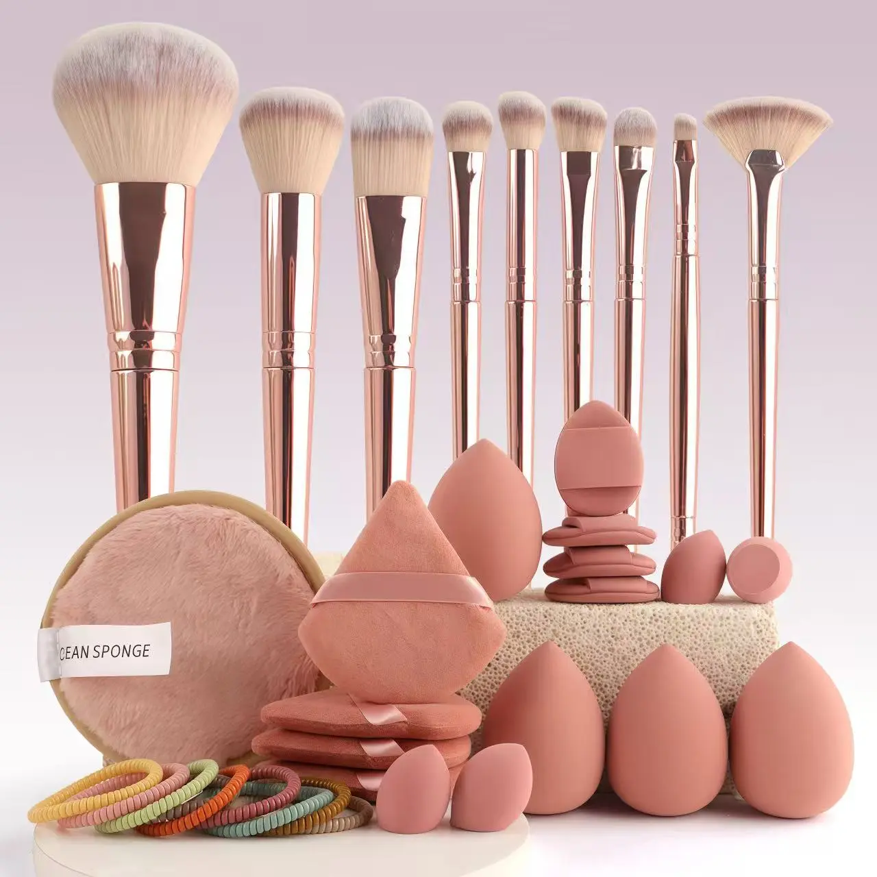 Rose gold 30-piece set