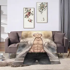 Takashi Mitsuya-8 Style Blanket, Vibrant Colors, Soft Comfortable Fabric, Warm Experience, Ideal for Bedroom Living Room Office Camping