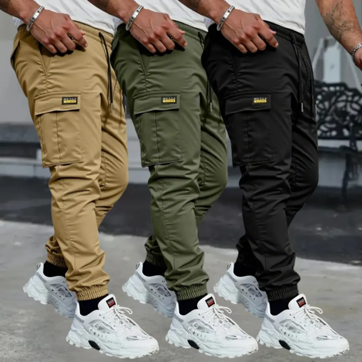 Black - Khaki - Green