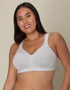 Playtex 18 Hour Ultimate Lift And Support Cotton Stretch Wireless Bra Women's Comfortable Fit Everyday Breathable Us474c