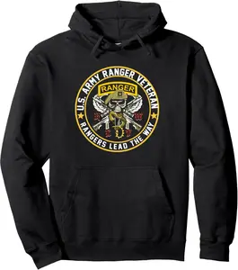 US Army Ranger Veteran Rangers Lead The Way Pullover Hoodie