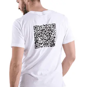 Qr Code Show Me Them Tts Unisex Cotton Menswear T-Shirt Tee Shirt Fits Everyone