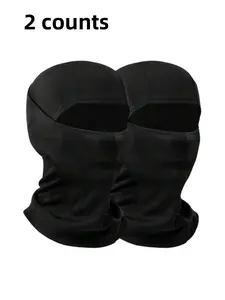 Solid Color Full Face Mask, Breathable Windproof Face Covering, Face Mask for Outdoor Skiing, Motorcycle, Fashion Accessories for Men & Women