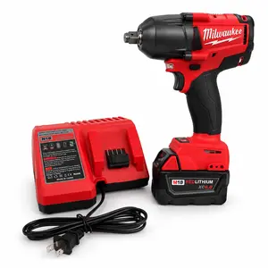 Milwaukee Cordless Impact Wrench - 900NM Max Torque, Electric Hand Tool for Car Tire Maintenance and Home Repair