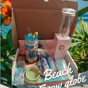 Sea theme snow globe kit