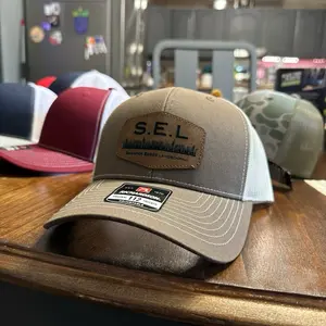 Custom Leather patch R112 Hats