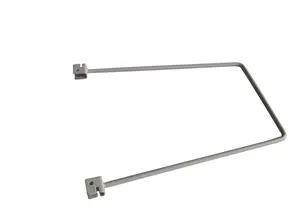 FixtureDisplays® ecorative Double Slot Bookend Bracket Shelf Dividers, Clothes Organizer & Storage, Book Shelf Divider 13888-NF