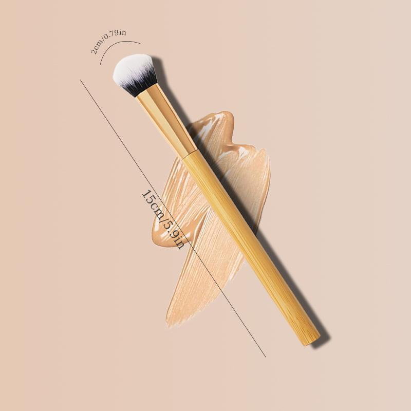 Dual-Sided Concealer Paw Brush, Angled Design for Seamless Makeup Application Soft